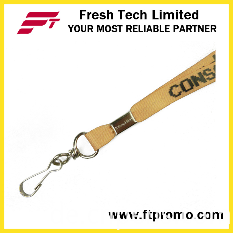 Promotional Gift Polyester Lanyard for Screen Printing